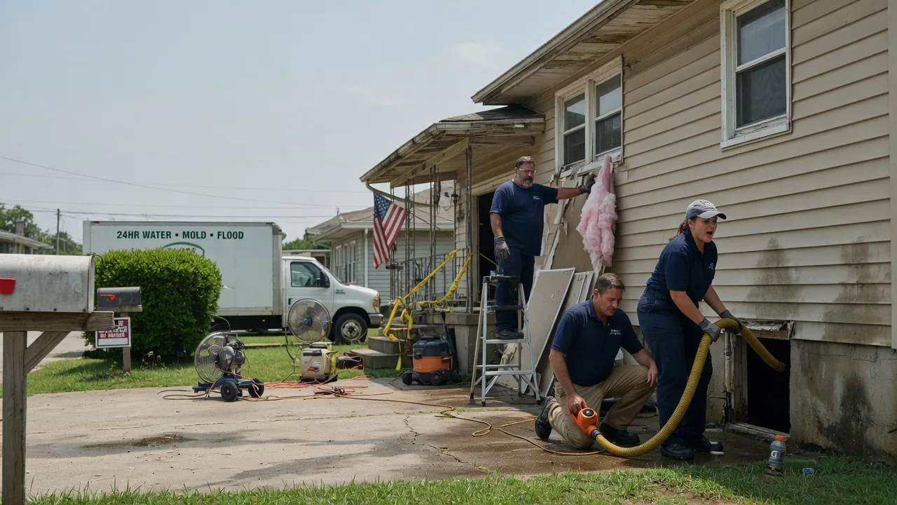 Water Damage Repair in Ryan, OK near me